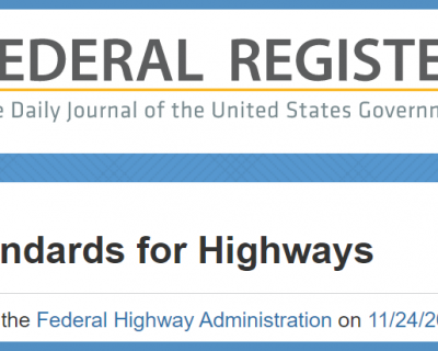 ACPA Responds to FHWA Notice of Proposed Rulemaking