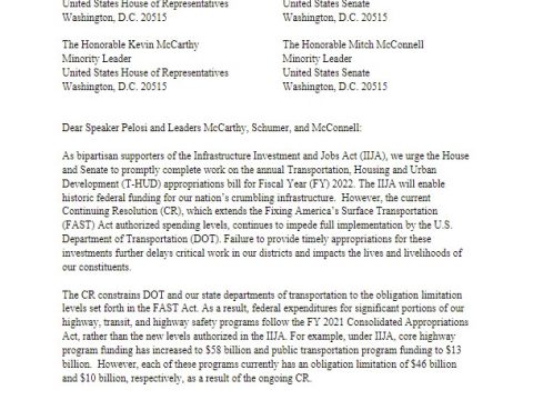Bipartisan Group of House Members Mirror ACPA & Coalition Letter to Leadership